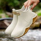 Trendy Outdoor  Non-slip Rain Boots, Waterproof