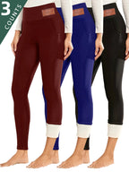 Women's 4-Pack High-Waisted Fleece-Lined