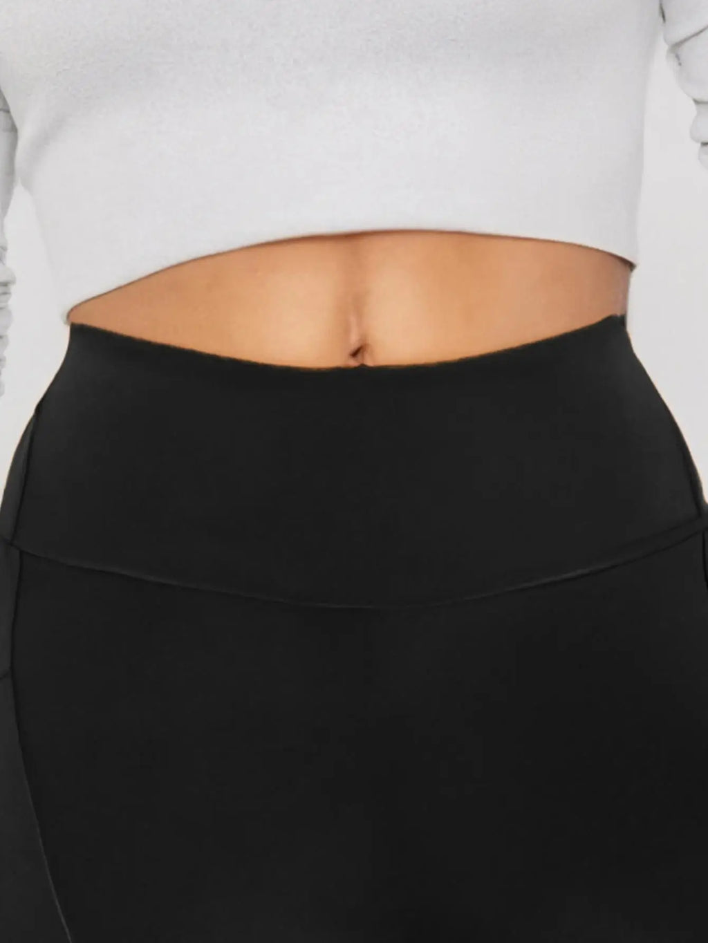 Cozy & Flexible! Women's Black Plus Size