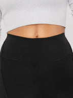 Cozy & Flexible! Women's Black Plus Size