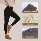 Women's 4-Pack High-Waisted Fleece-Lined