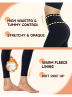 Women's 4-Pack High-Waisted Fleece-Lined