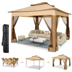 10x10ft Pop Up Canopy Gazebo Tent  Waterproof