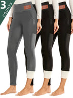Women's 4-Pack High-Waisted Fleece-Lined