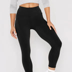 Cozy & Flexible! Women's Black Plus Size