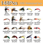 40-148Pieces/Box Trout Fly Fishing