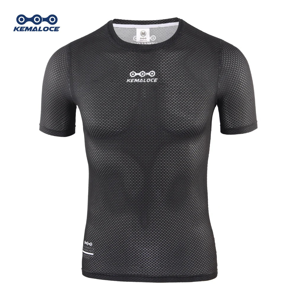 KEMALOCE Cycling Base Layer Short Sleeve