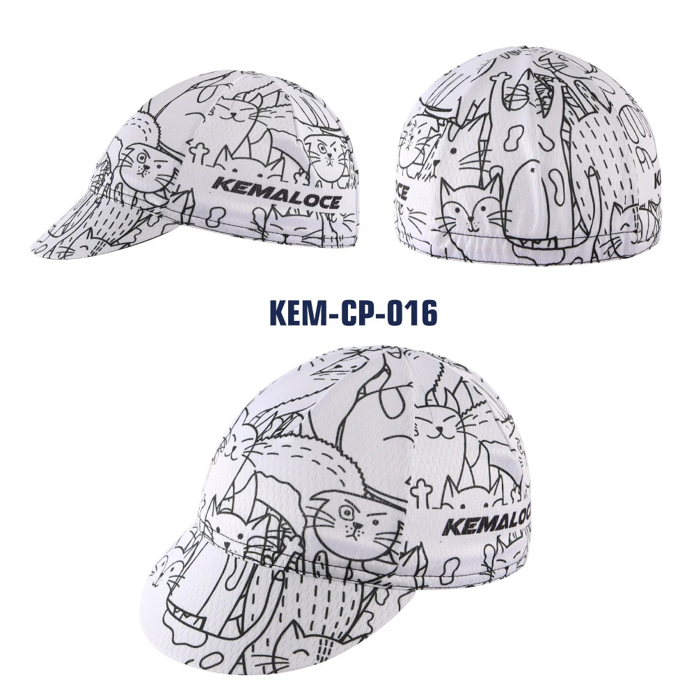 KEMALOCE Men Cycling Cap Anti-UV Summer