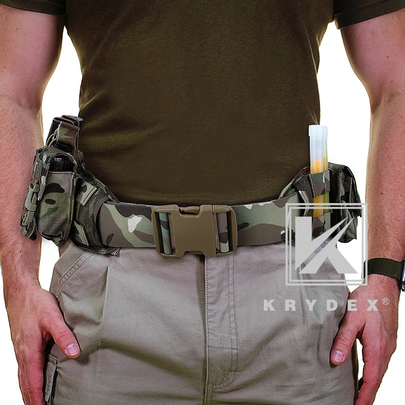 Tactical Belt, Soft Wide Padded, Hunting, Multi-Functional, Quick Release