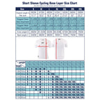 KEMALOCE Cycling Base Layer Short Sleeve