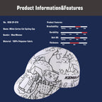 KEMALOCE Men Cycling Cap Anti-UV Summer