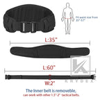 Tactical Belt, Soft Wide Padded, Hunting, Multi-Functional, Quick Release