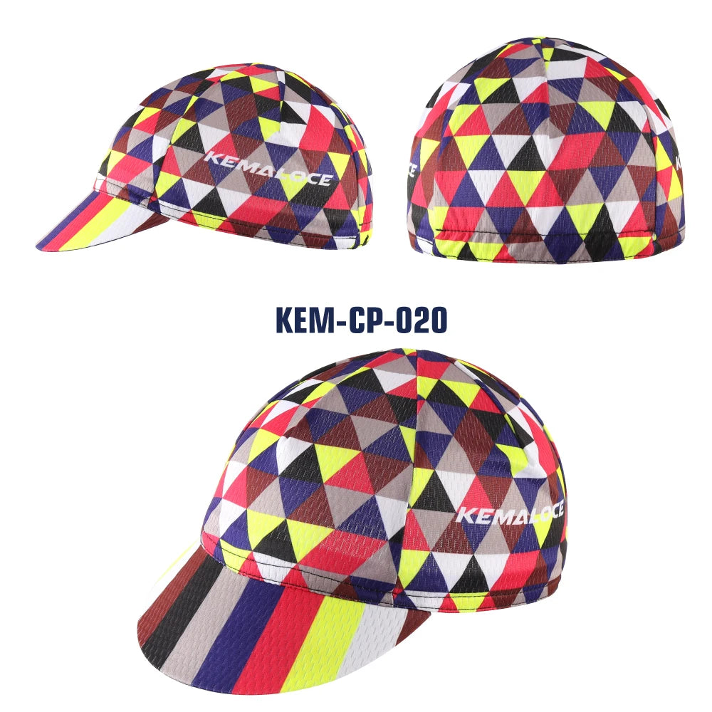 KEMALOCE Men Cycling Cap Anti-UV Summer
