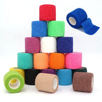 10 pcs Colorful Sports Self Adhesive Elastic Bandage Wrap Tape