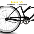 HILAND 26 Inch Womens Beach Cruiser Bike