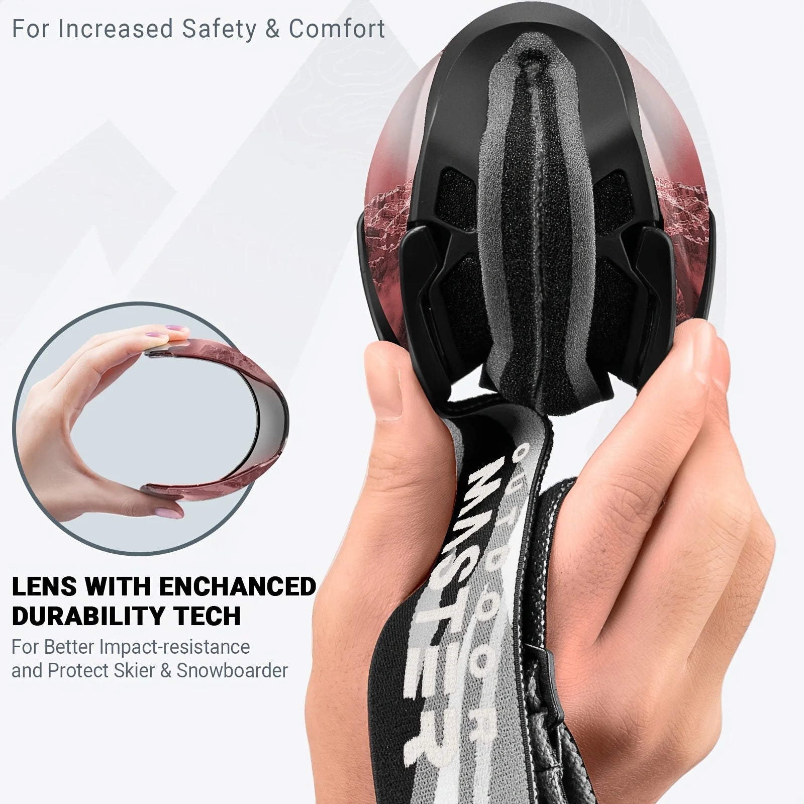 Outdoor Master Ski Goggles With Covered Snowboard Ski Goggles