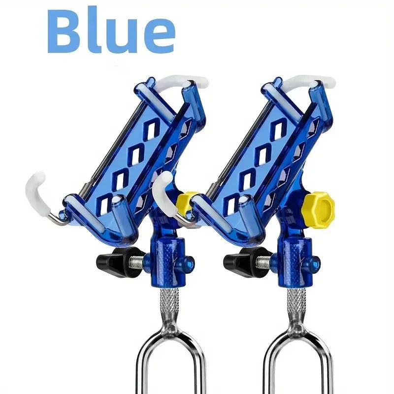 2-piece stainless steel fishing rod holder, 360°