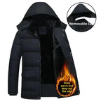 Fleece Winter Jacket for Middle-Aged,Elderly