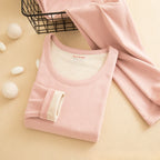 Wool Silk Thermal Underwear Set Double-sided