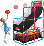 Adjustable Arcade Basketball Game Set with 4 Balls,