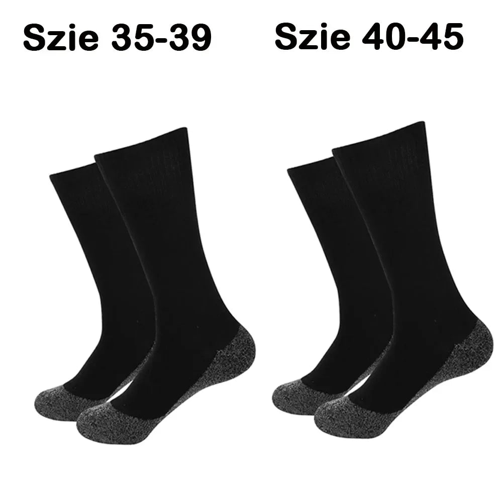 1pair Unisex Winter Warm Self-Heating Health Socks