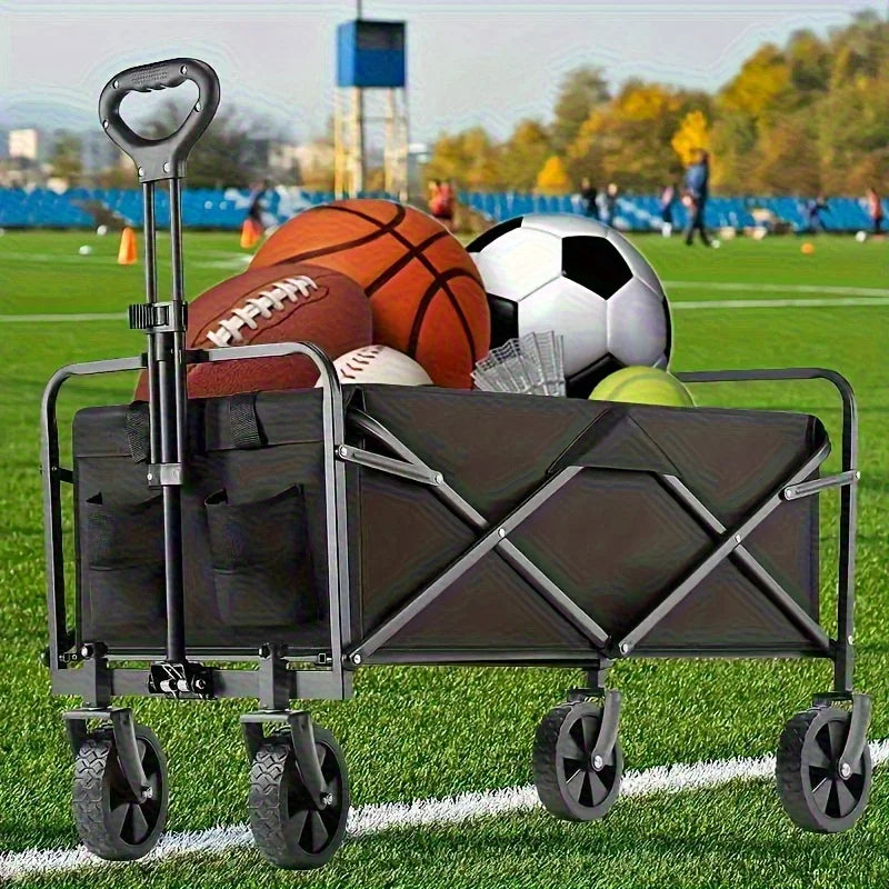 Collapsible Folding Beach Wagon Cart, Utility