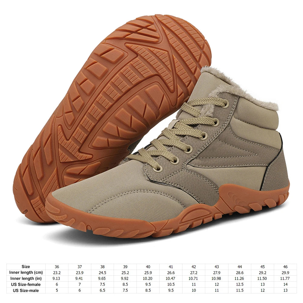 Winter Snow Boots,Hiking Shoes Waterproof Warm