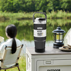 30oz Solid Color Double Wall Stainless Tumbler,