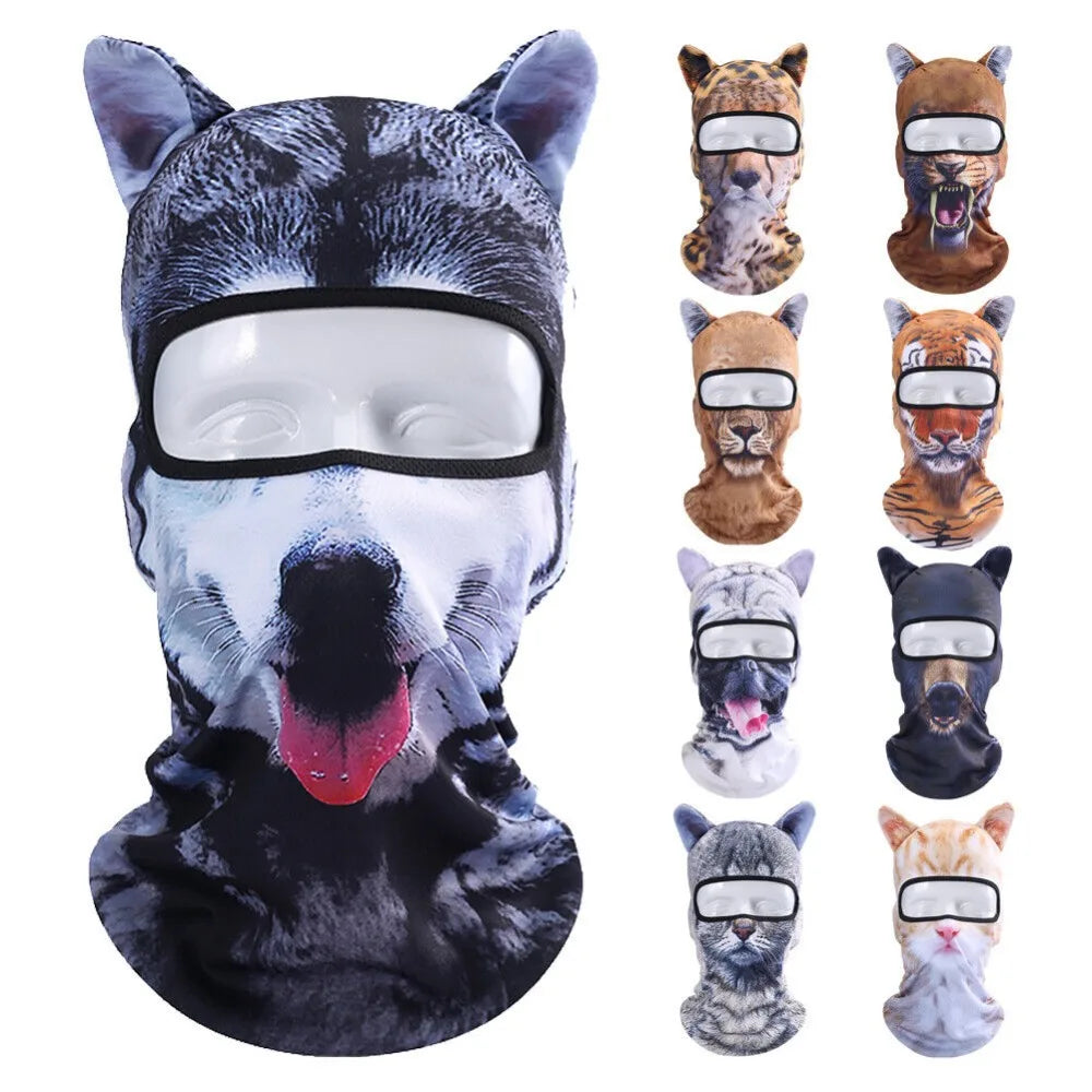 3D Animal Balaclava Bicycle Cycling Ski Hats Party