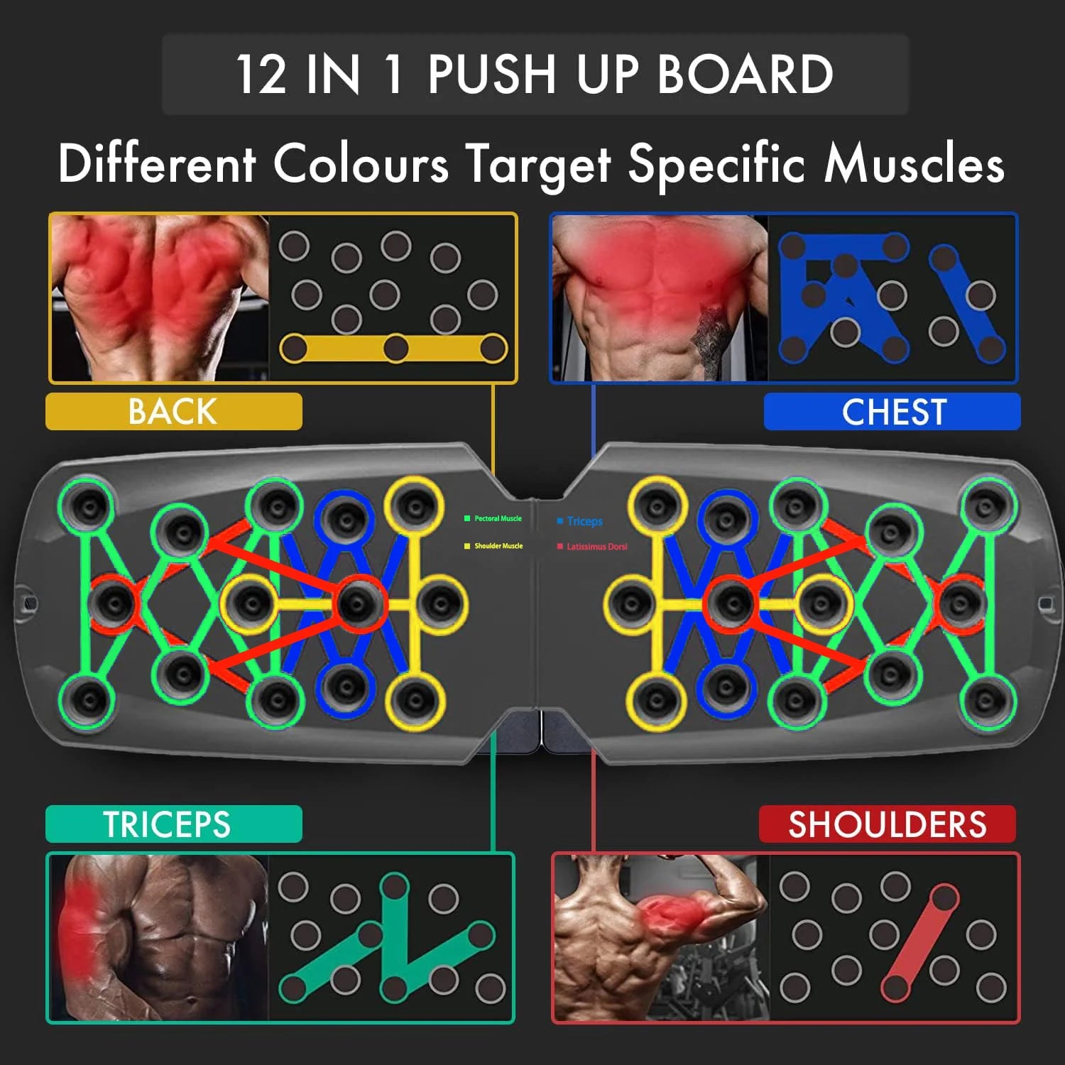 Push-up Board Set Portable Multifunctional Push-up
