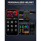 Light Bike Helmet with LED Screen