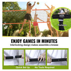 SucceBuy 1.25-1.75inch  Portable Volleyball Net System