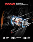 Electric Bike for Adults 1000W 48V 15AH E