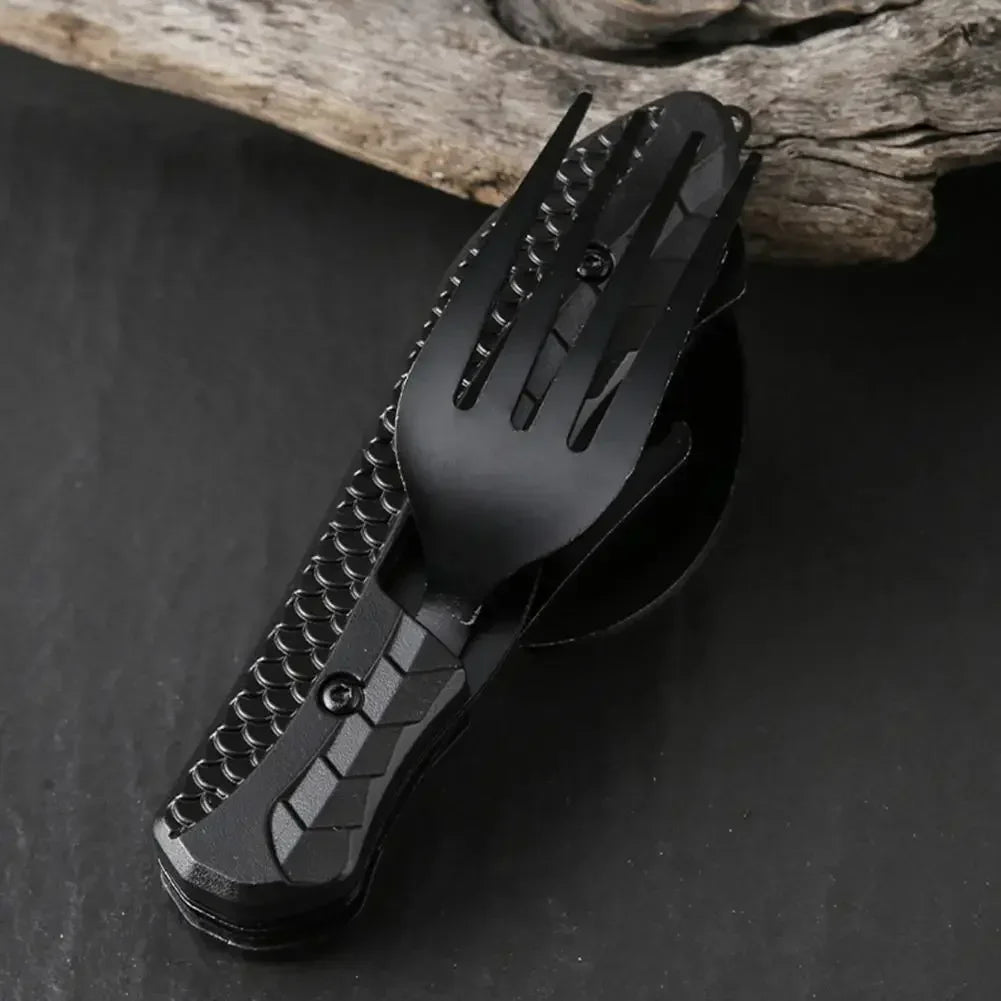 Three-in-One Multi-Tool Camping Folding Knife