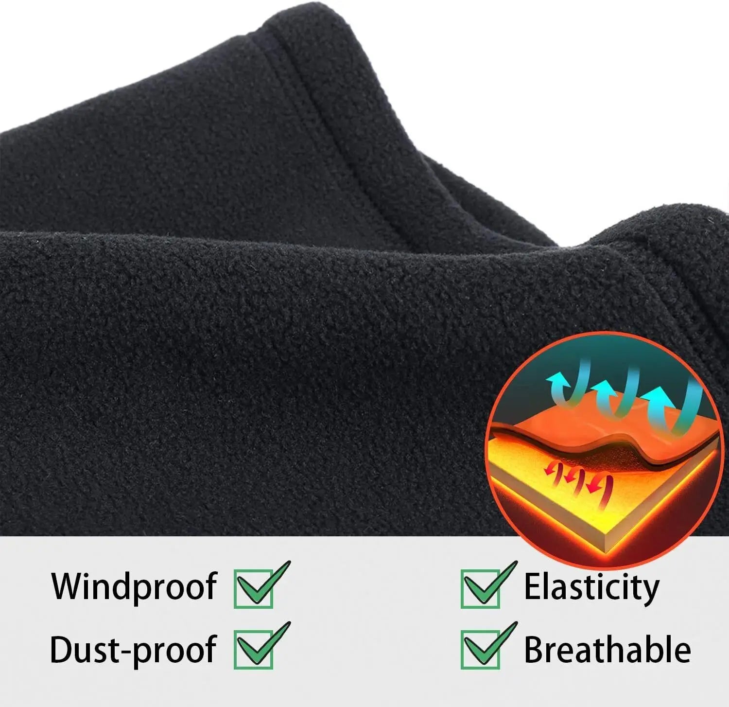 Winter Fleece Neck Warm Scarf Windproof Balaclava