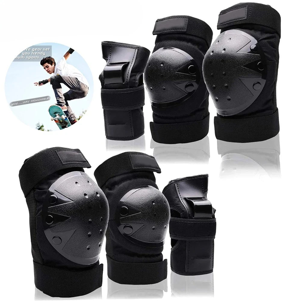 Kids/Adults Knee Elbow Pads Wrist Guards,