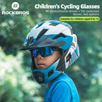ROCKBROS Kid Teen Cycling Glasses Protection UV400 Photochromic
