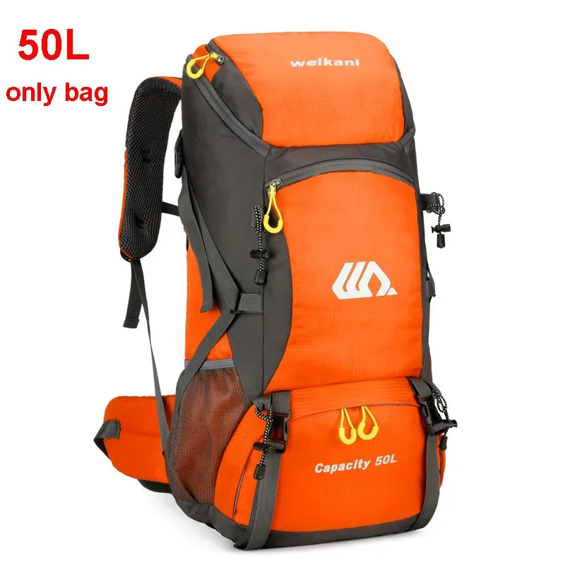 50L Travel Backpack Camping Men Large Waterproof O
