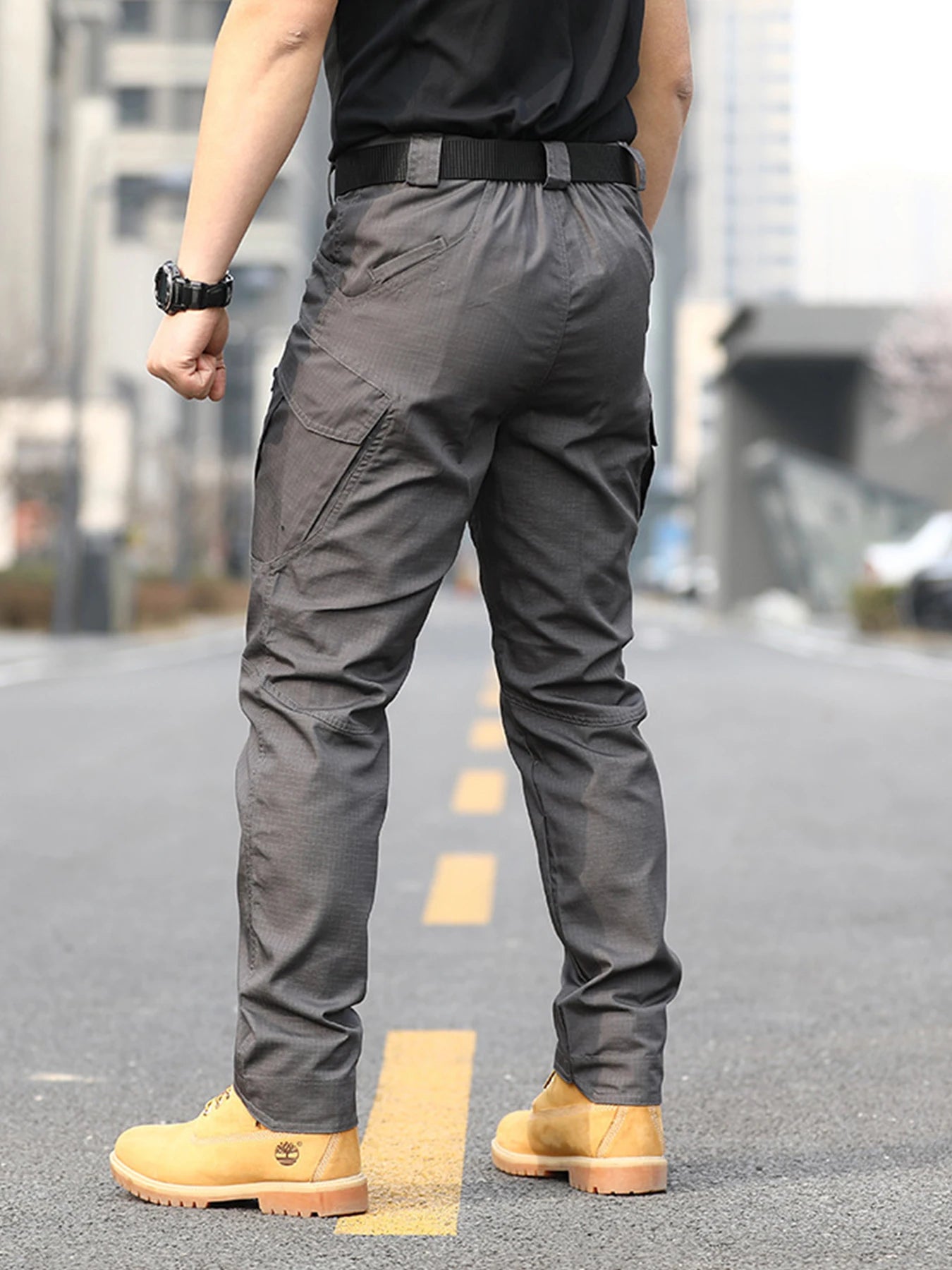 New Nen's Tactical Pants , Multi-pocket Design,