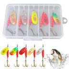 5pcs Metal Spoon Spinner Fishing Lure