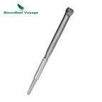 Boundless Voyage Titanium BBQ Tongs Ultralight Food