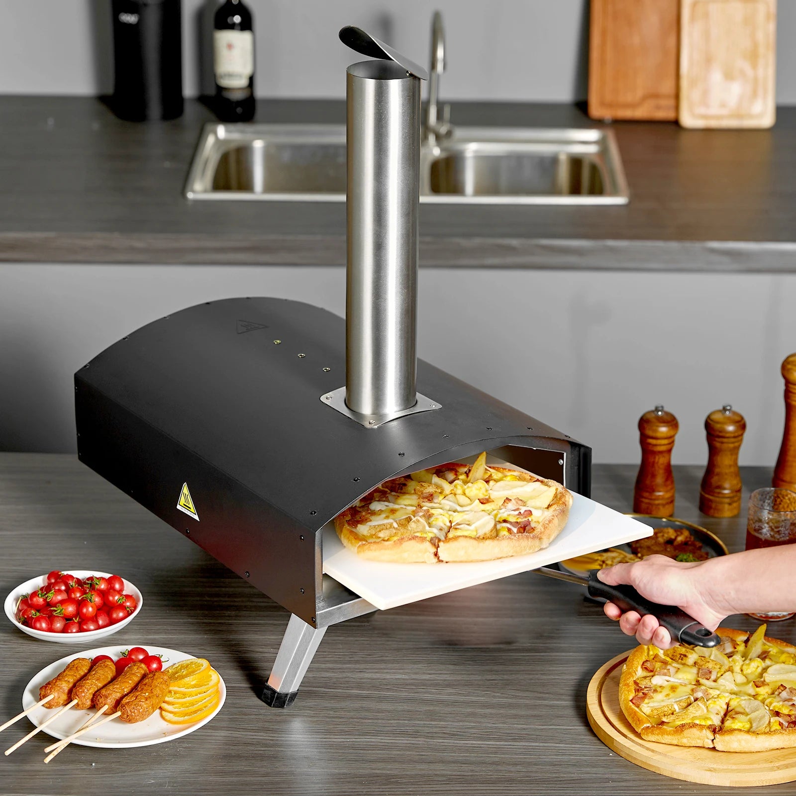 Succebuy 12inch Outdoor Oven Charcoal Fired Maker