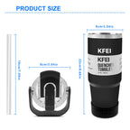 30oz Solid Color Double Wall Stainless Tumbler,