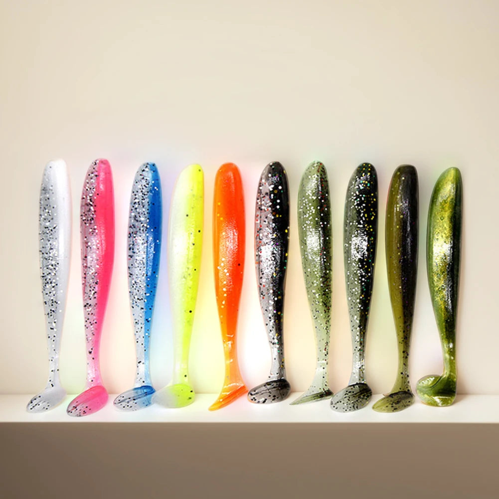 50/20/10Pcs Fishing Lure 9cm  Tail Worm