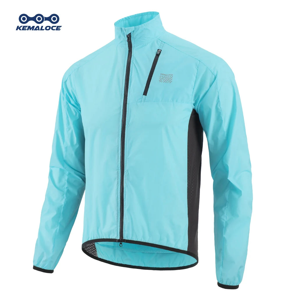 KEMALOCE Cycling Jacket Windproof Men 2025 Ultralight