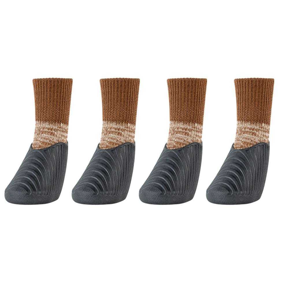 4Pcs Outdoor Pet Dog Boots Paw Protector
