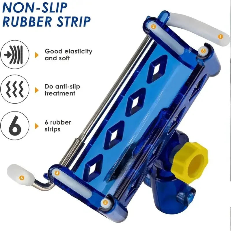 2-piece stainless steel fishing rod holder, 360°