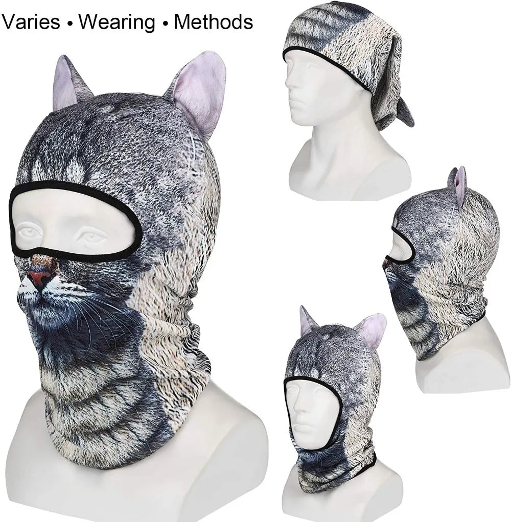 3D Animal Balaclava Bicycle Cycling Ski Hats Party