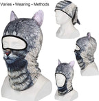 3D Animal Balaclava Bicycle Cycling Ski Hats Party