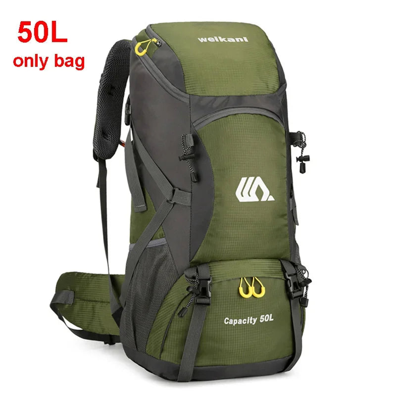 50L Travel Backpack Camping Men Large Waterproof O